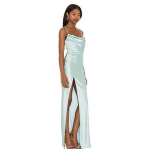 Nookie Dream Draped Gown in Mint  Sz Medium. NWT